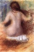 Pierre Auguste Renoir nude rear view oil painting